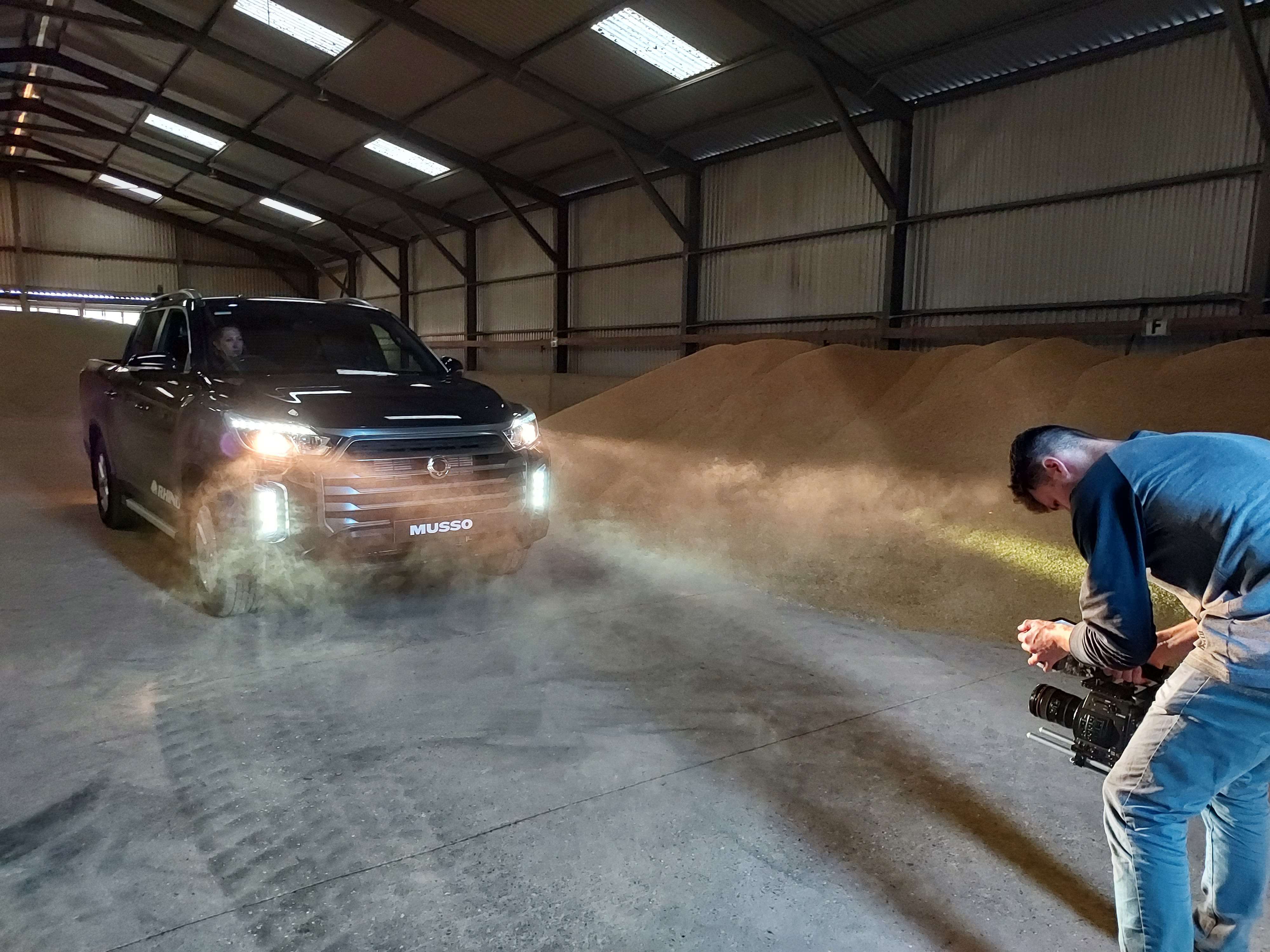 New SsangYong Rhino long wheelbase - photo shoot behind the scenes